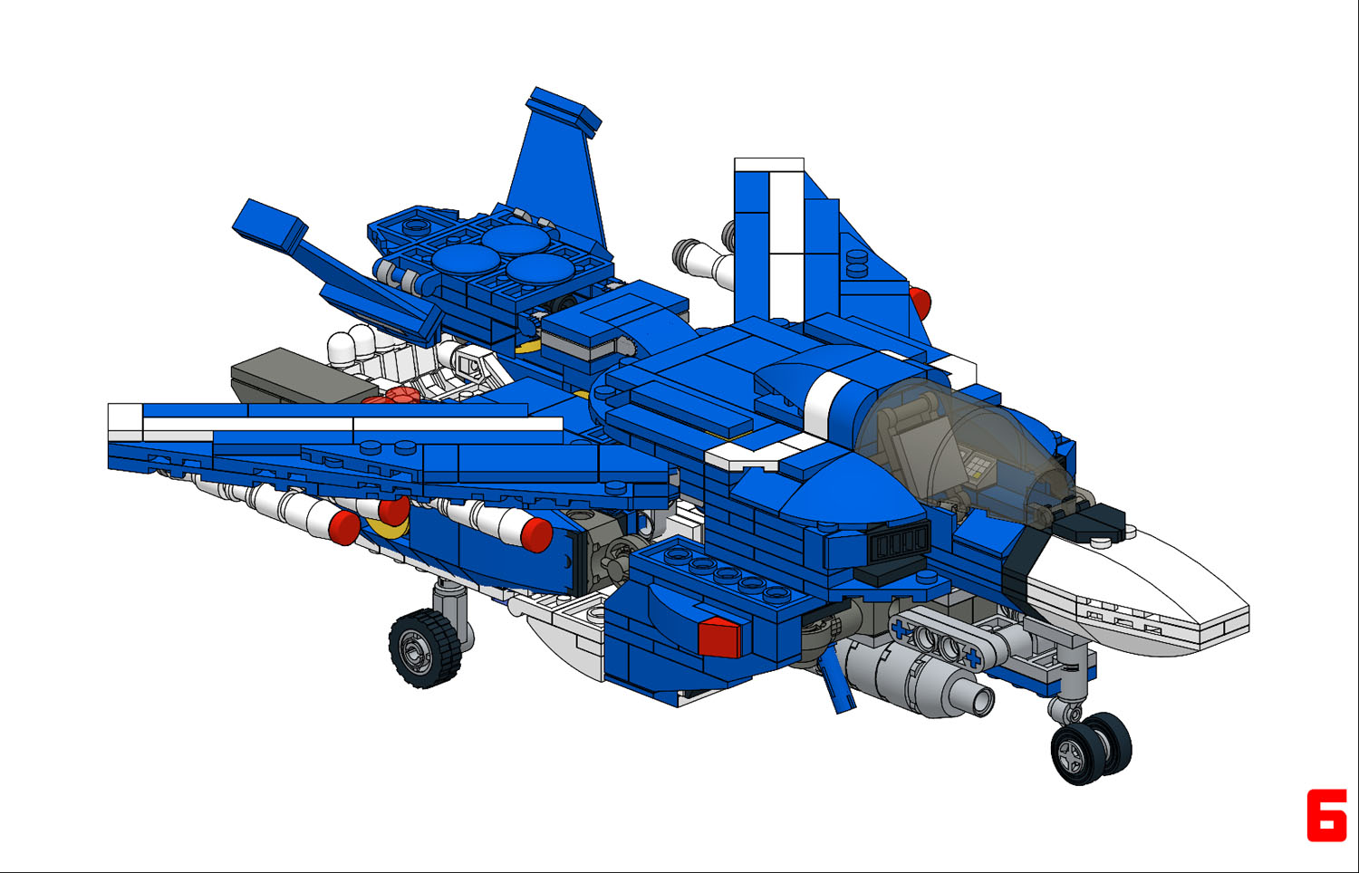 Lego-Valkyrie-VF-1A-building-instructions-custom-models-moc-sample Lego custom VF-1A macross mech building instructions sample